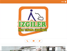 Tablet Screenshot of izgilerhaliyikama.com